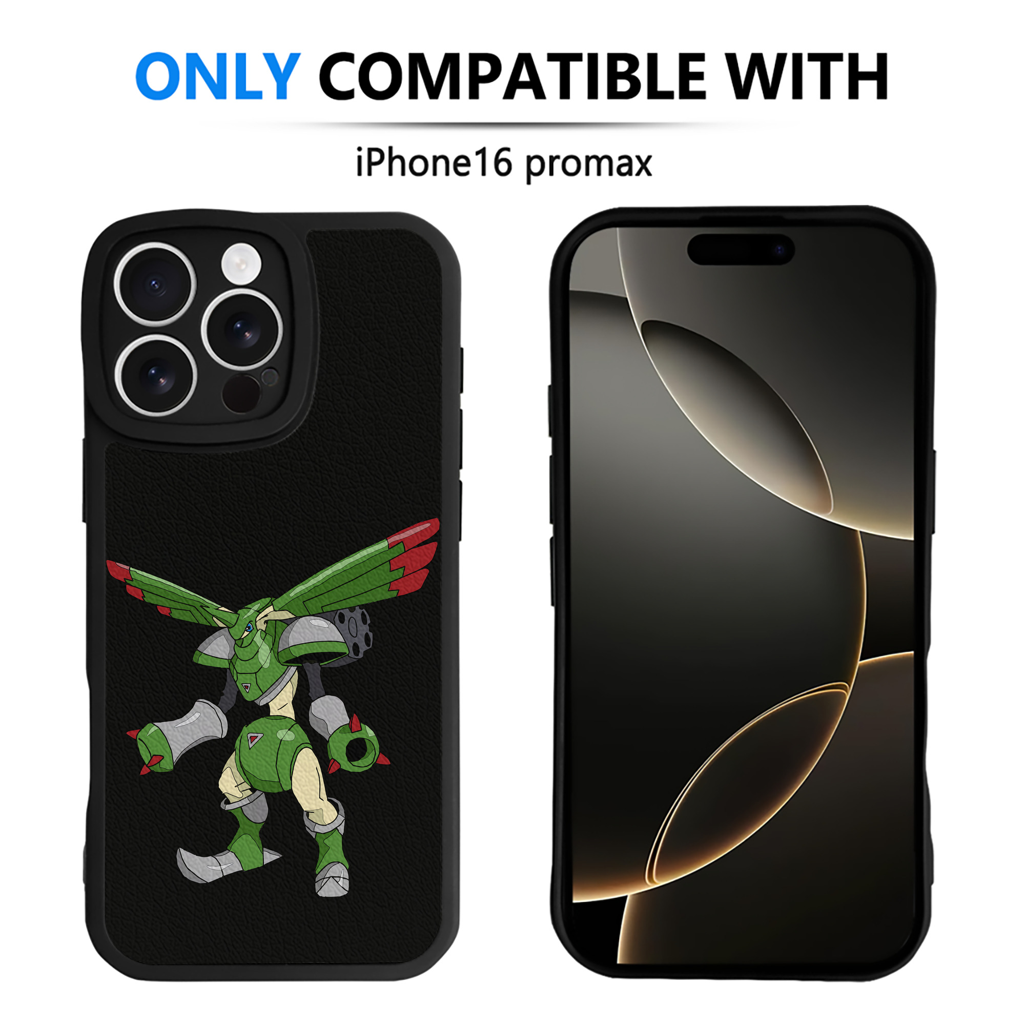（画像用） Digimon デジタルモンスター/デジモン 【iPhone 16シリーズ対応】シリコンスマホケース（レザー調） 材質：シリコン